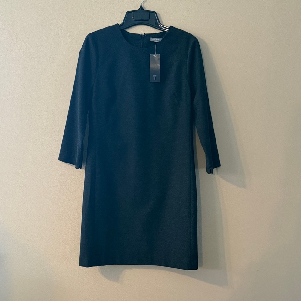 NWT Tinley Road Classic Black Long Sleeve Dress Size Small